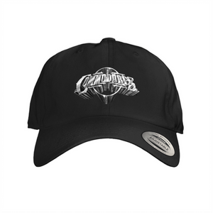 Embroidered Logo Dad Hat (Silver / Black)