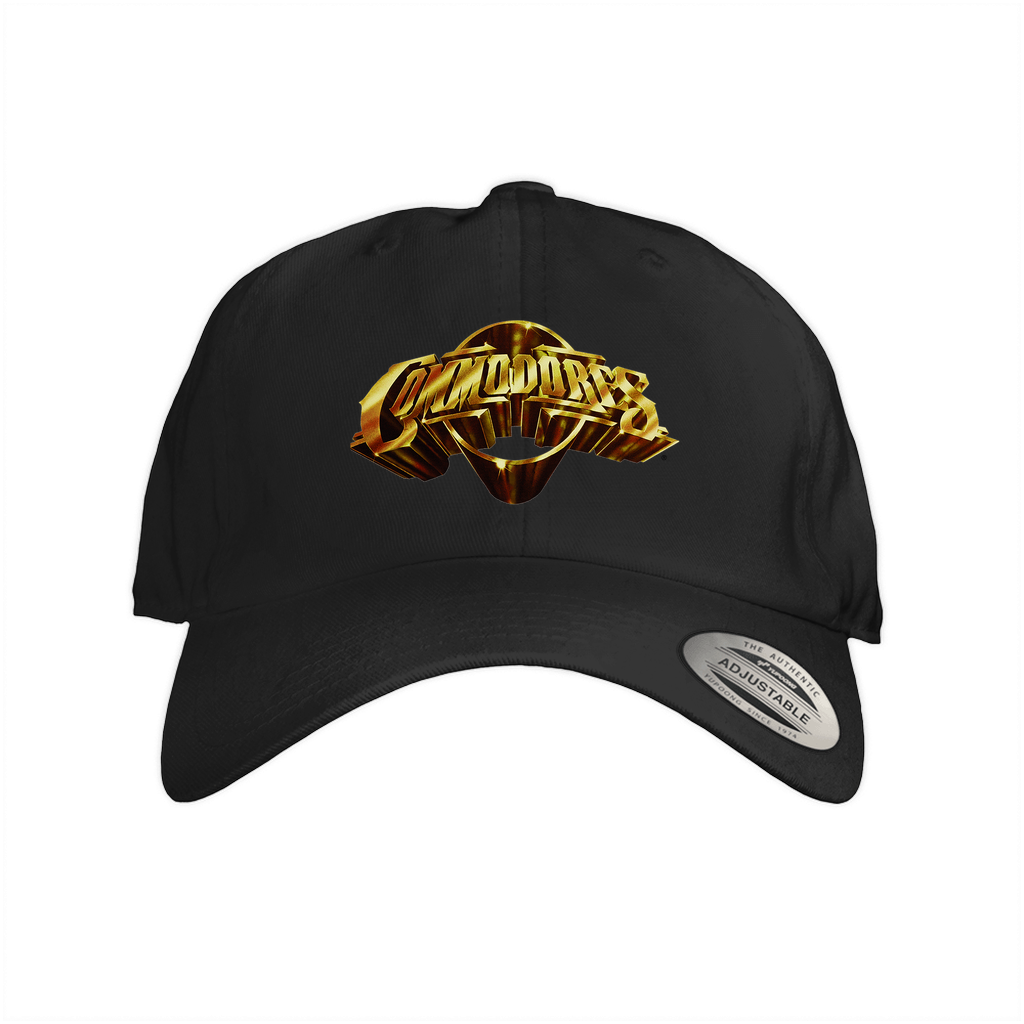 Embroidered Logo Dad Hat (Gold / Black)